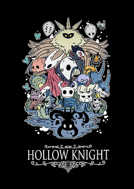 Hollow Knight Characters Collage