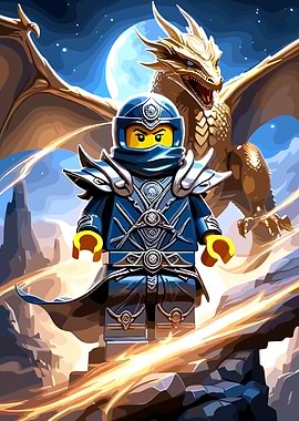 Lego Ninjago and Golden Dragon