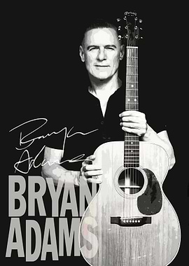 Bryan Adams with Guitar