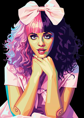 Melanie Martinez Pop Art Portrait