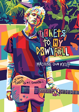 Machine Gun Kelly Tickets to My Downfall art