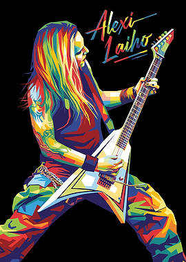 Alexi Laiho Playing Guitar