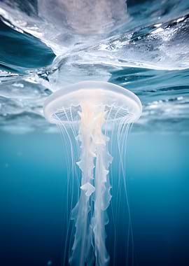 Jellyfish underwater