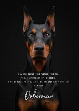 I Am Your Doberman Dog Quote