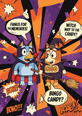 Bluey and Bingo Halloween Costumes