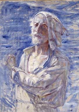 Portrait of an Old Man in Blue
