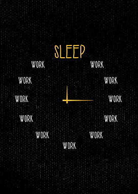 Work and Sleep Clock