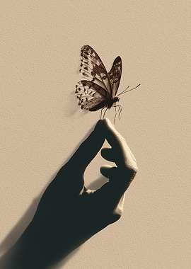 Butterfly on a Finger