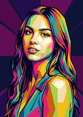 Pop Art Portrait of a Woman