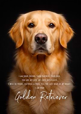 I Am Your Golden Retriever Dog Quote
