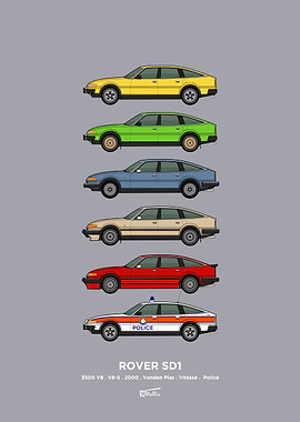 Rover SD1 Car Collection