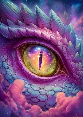 Dragon Eye with Cosmic Reflection