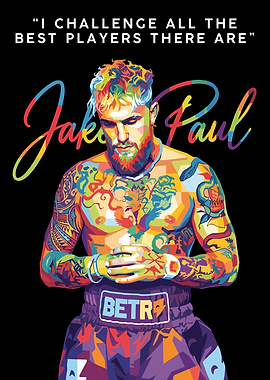 Jake Paul Pop Art Portrait