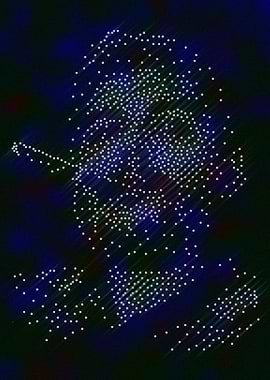 dots art inspirational figure