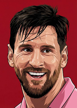 Lionel Messi Portrait