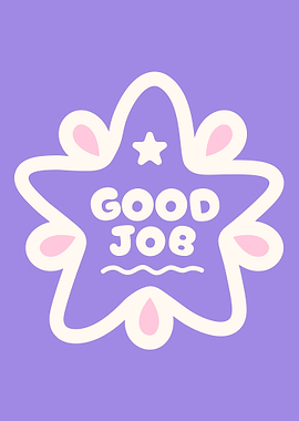 Good Job Star Badge