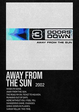 3 Doors Down Away From The Sun Album Art