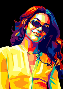 olivia dean wpap pop art setyle