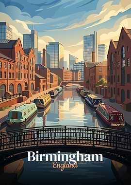 Birmingham Canal Scene