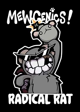 Mewgenics Radical Rat Poster