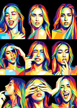 Tate McRae Pop Art Portrait