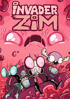 Invader Zim Poster with Characters