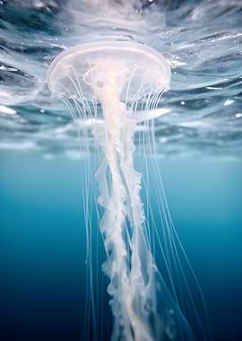 Jellyfish underwater