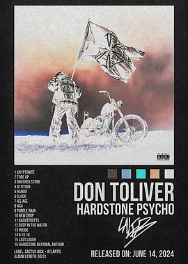 Don Toliver Hardstone Psycho Album Art