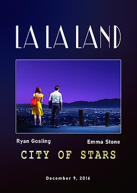 La La Land City of Stars Poster
