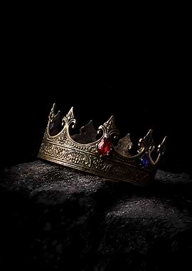 Ornate Golden Crown with Jewels