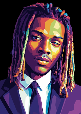 Fetty Wap Pop Art Portrait