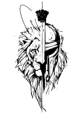 Lion Warrior Helmet Fusion