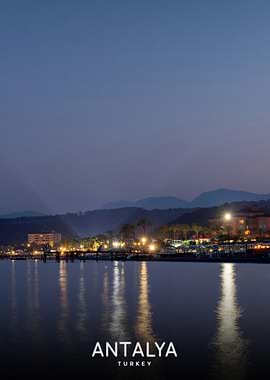 Antalya, Turkey at Dusk