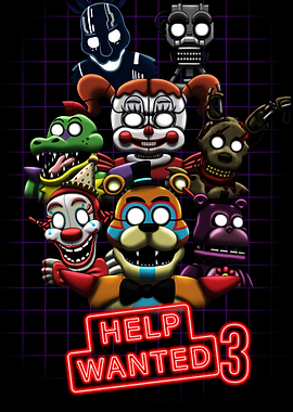 Five Nights at Freddy's Help Wanted 3 Poster