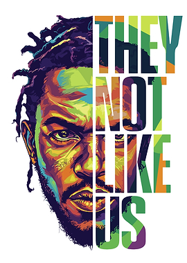 Kendrick Lamar 'They Not Like Us' Portrait