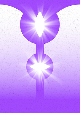 Purple abstract glowing