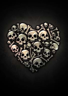 Heart of Skulls and Bones