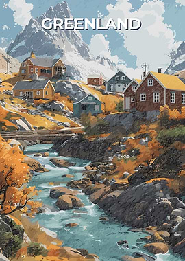 Greenland Village in Autumn