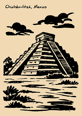 Chichen Itza Pyramid in Mexico