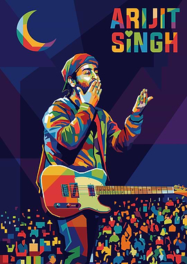 Arijit Singh Pop Art Portrait