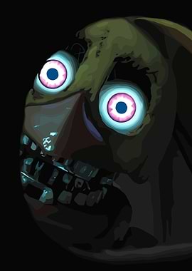 Scary Animatronic Character Close-up