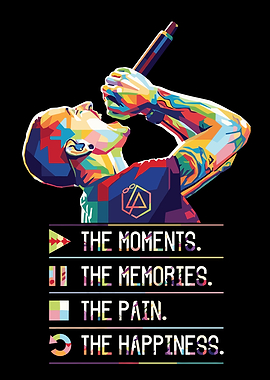 Chester Bennington Pop Art Portrait