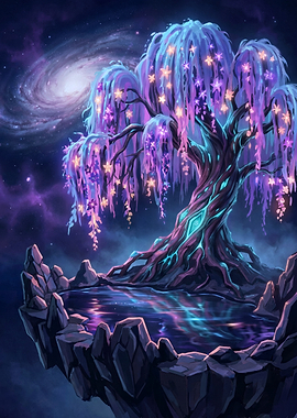 Enchanted Cosmic Tree