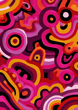 Psychedelic Abstract Pattern