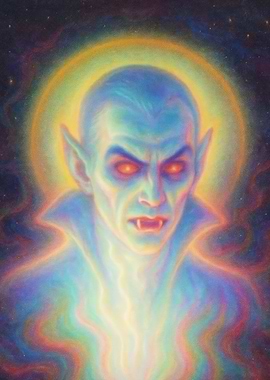 Vampire with Glowing Aura