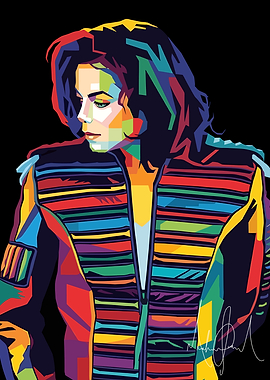 Michael Jackson Pop Art Portrait