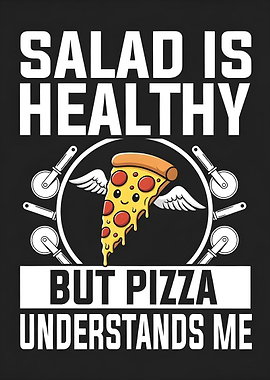 Pizza Understands Me Funny Quote