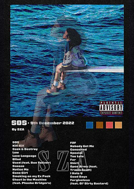 SZA SOS Album Cover