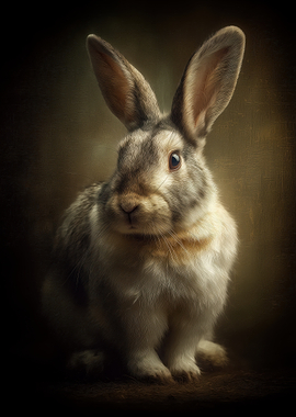 Portrait of a Rabbit