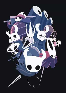 Hollow Knight Characters Collage